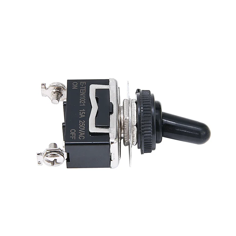 1pcs Heavy Duty Miniature On Off Small SPST Toggle Switch with Waterproof Cover 12V Lighting Accessories | Обустройство дома