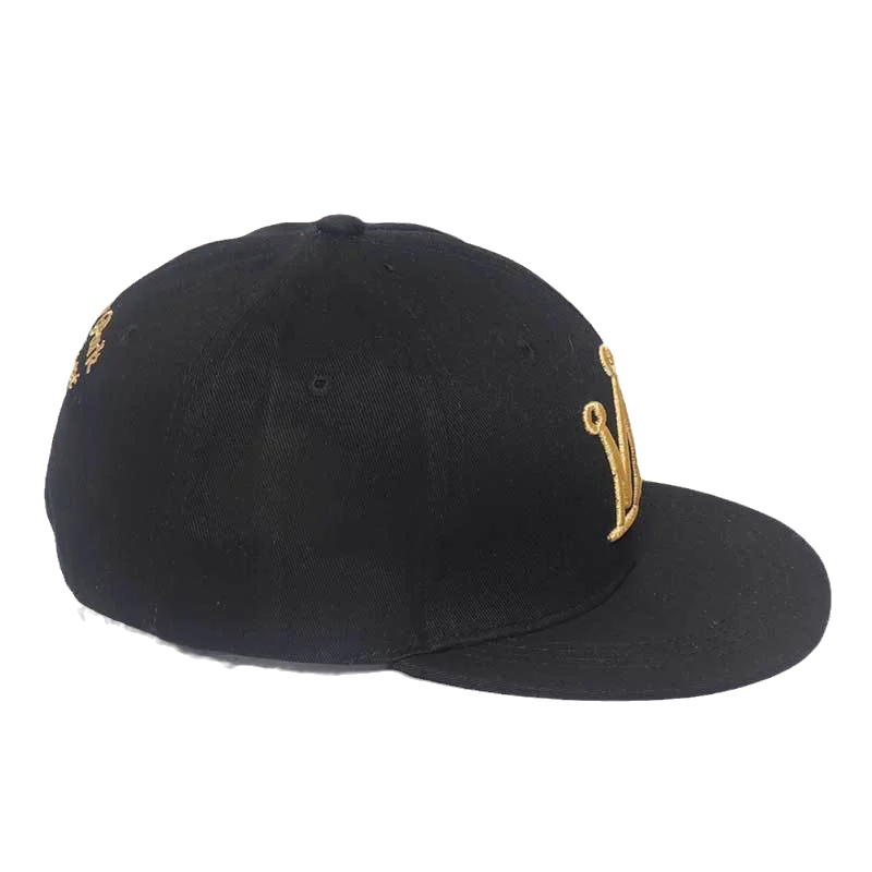 В Стиле Хип-хоп шапки с вышивкой черного цвета в стиле хип-хоп Кепка козырьком для