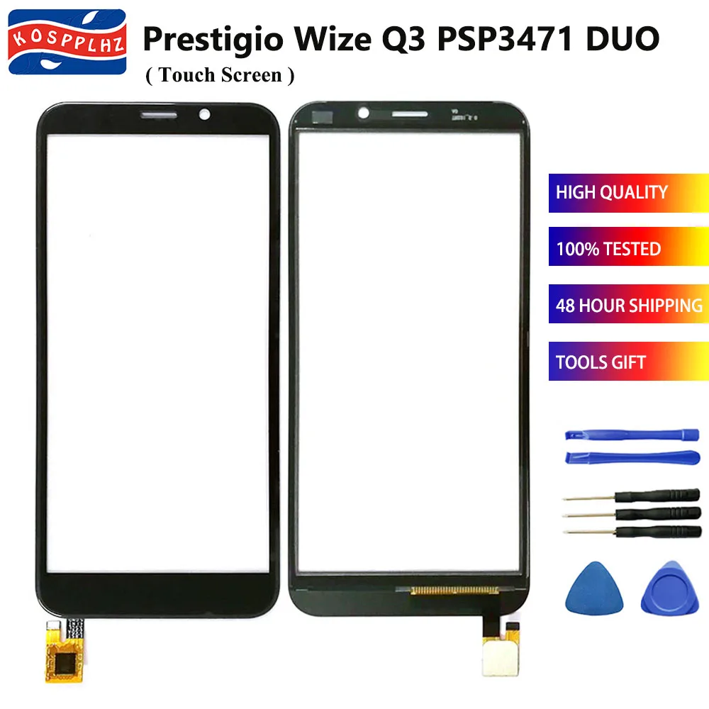 Переднее стекло для Prestigio Wize Q3 PSP 3471 DUO 3471DUO сенсорный экран панель объектива psp