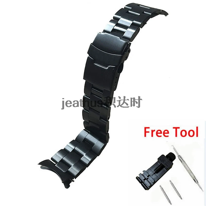 Ремешок для часов jeathus из нержавеющей стали Ширина 22 мм casio DC citizen BM8475 и т. Д.|wrist