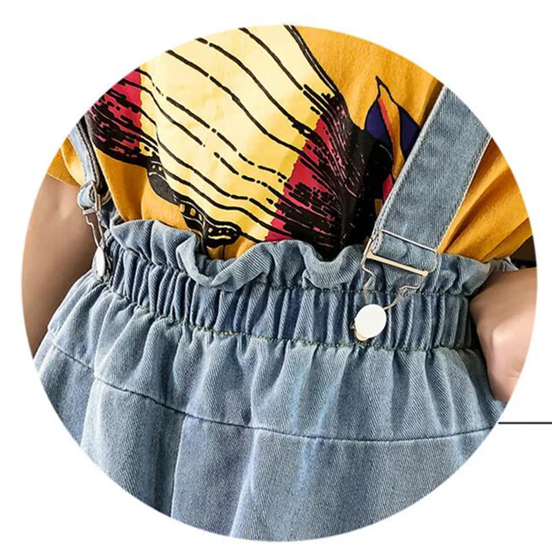 

2021 Summer Denim Skirt With Straps Women Button Jeans Skirts Plus Size 5XL High Waist A-line Skirt Denim Skirts Womens