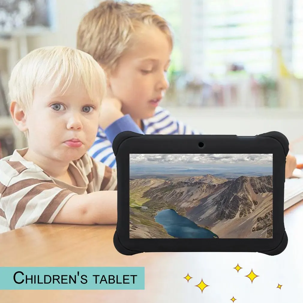 

Планшет детский 7-дюймовый с сенсорным экраном и двумя камерами, Android 4,4