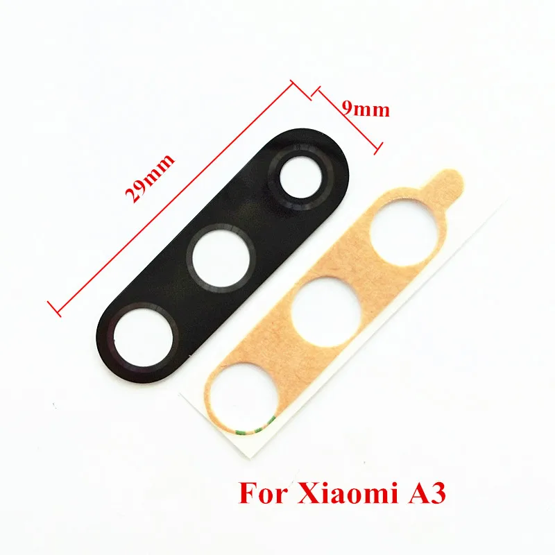 

1x New Back Camera Lens Glass with Adhesive Sticker for Xiaomi A3 Mi A3