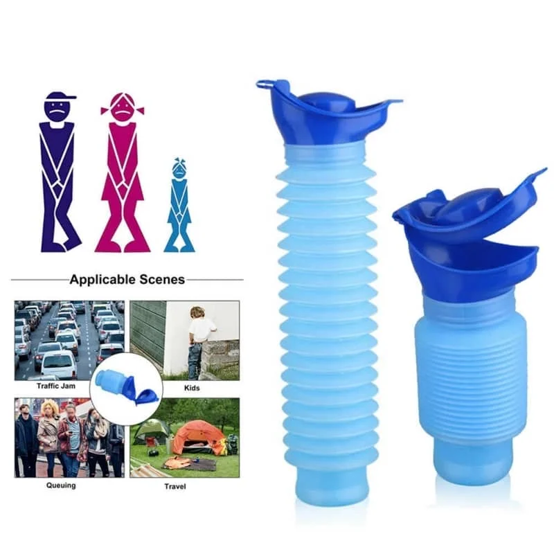 

750ml Portable Adult Urinal Outdoor Camping High Quality Travel Urine Car Urination Pee Soft Toilet Urine Help Men ToiletDropShi