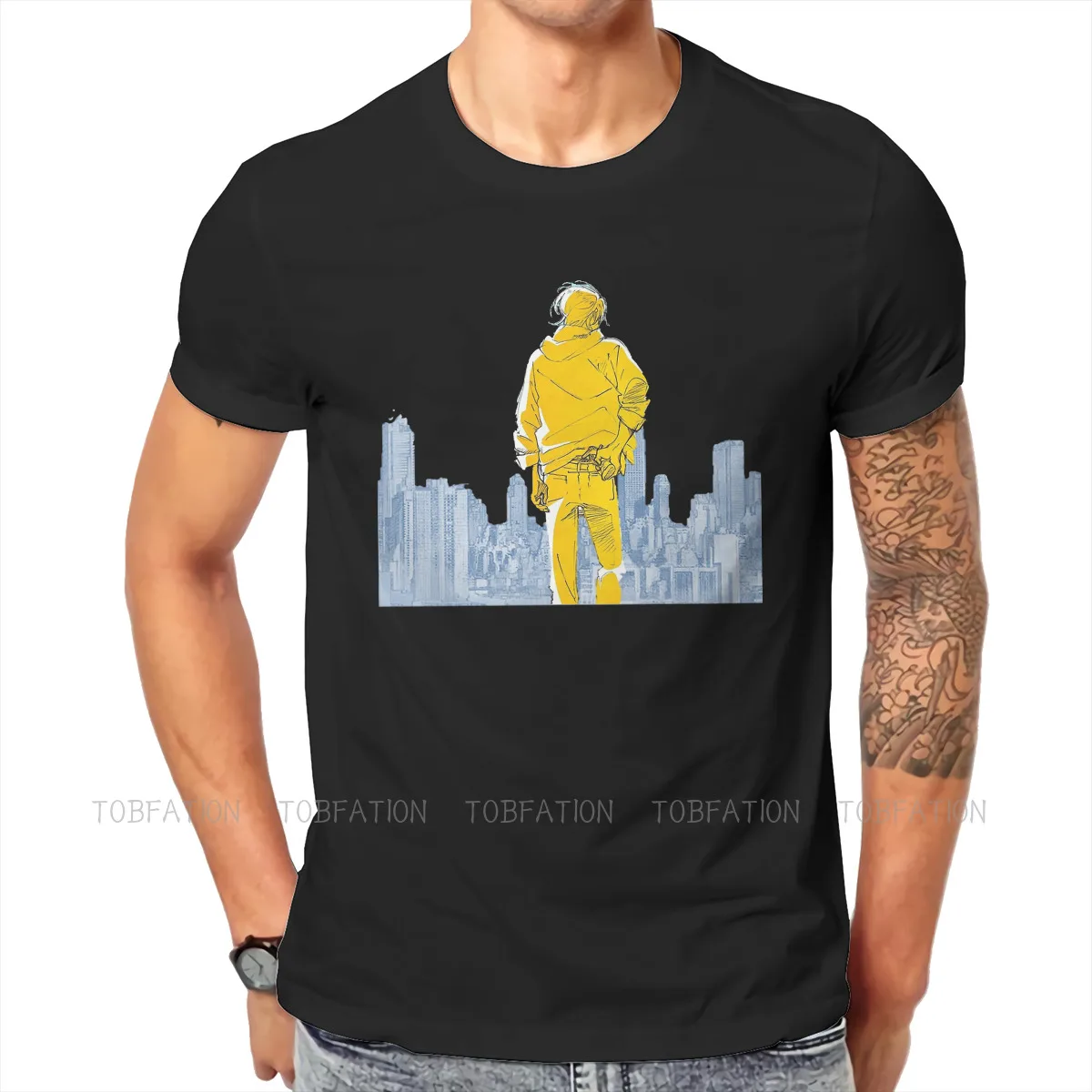 

Banana Fish Clas Graphic TShirt Banana Fish Printing Streetwear Leisure T Shirt Men Tee Special Gift Clothes