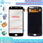 ЖК-дисплей 5,5 ''AMOLED для Motorola Moto Z2 Play XT1710, сенсорный экран, дигитайзер, панель в сборе, замена с Burn-shadow