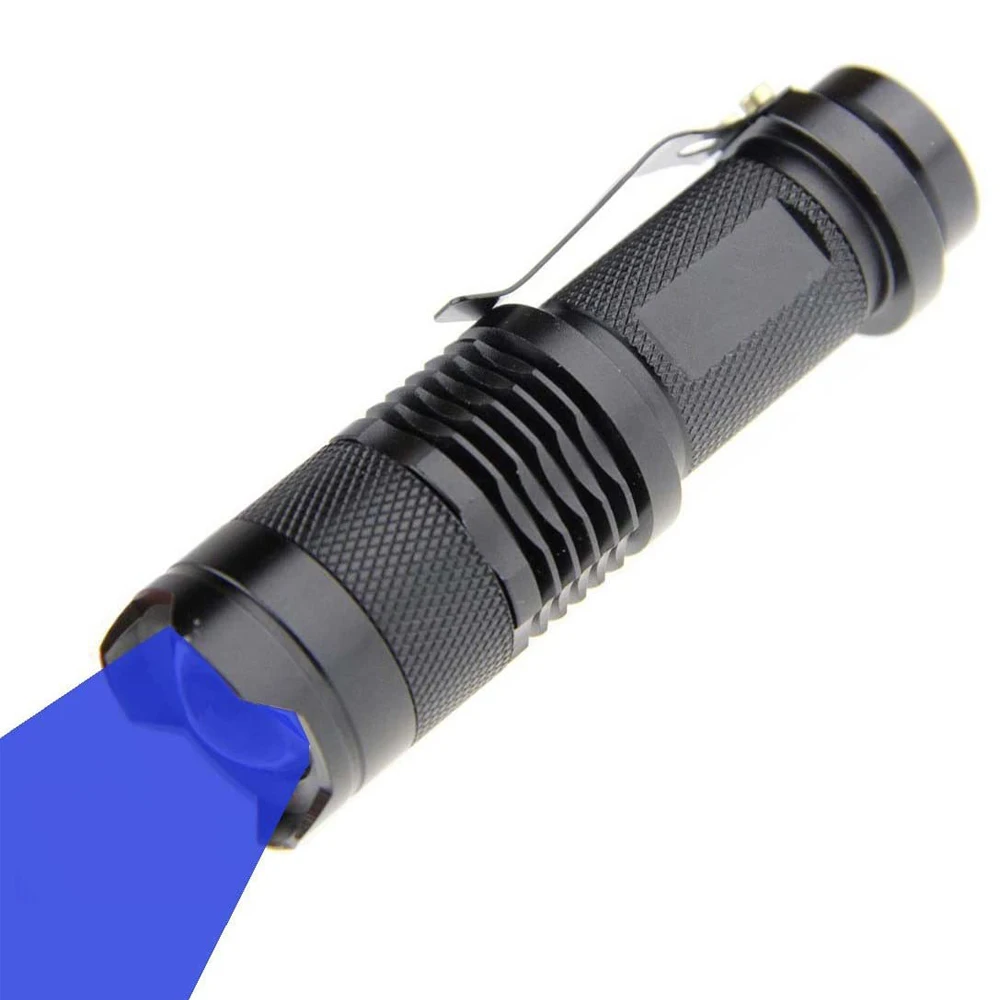Portable LED Flashlight Green/Blue/Red Light Mini Torch Q5 Hand Camping Hunting | Лампы и освещение