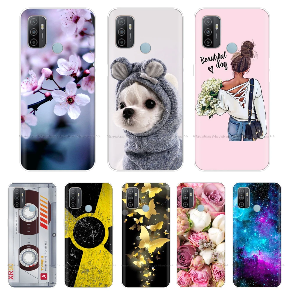 

For Oppo A53 Case 2020 Soft TPU Silicon Phone Back Cover For OPPOA53 A 53 2020 6.5'' etui protective bumper shell fundas coque