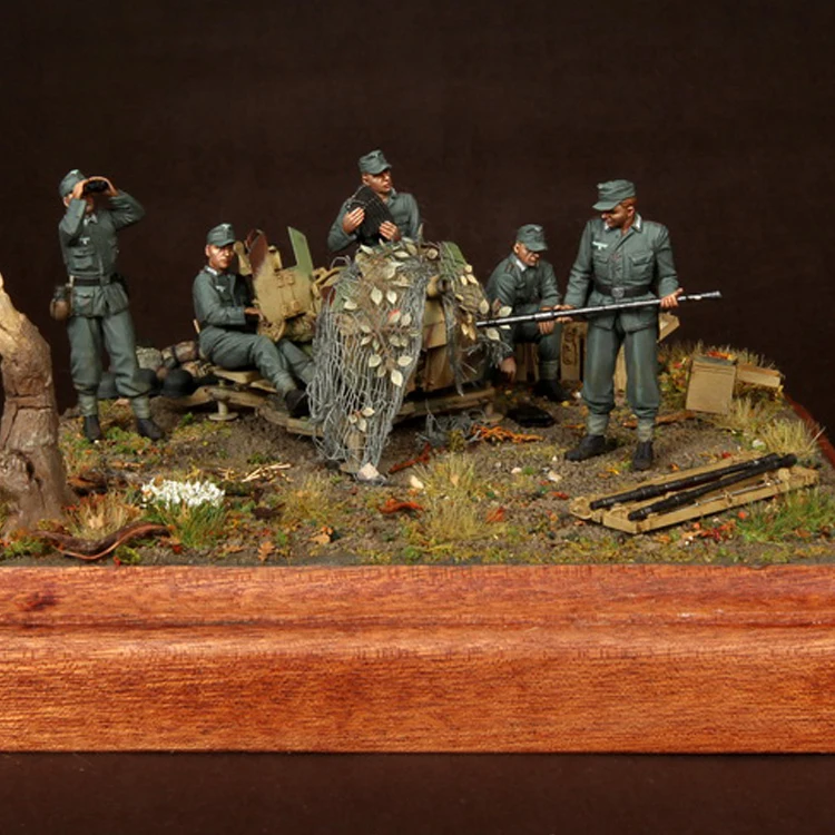 1/35 вырез лодочкой для 2 см 38. 1944 45 лет модель солдата из смолы GK военная тема Второй