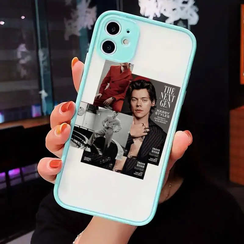 

Harry Styles New High Quality Multi Phone Cases matte transparent For iphone 7 8 11 12 plus mini x xs xr pro max cover