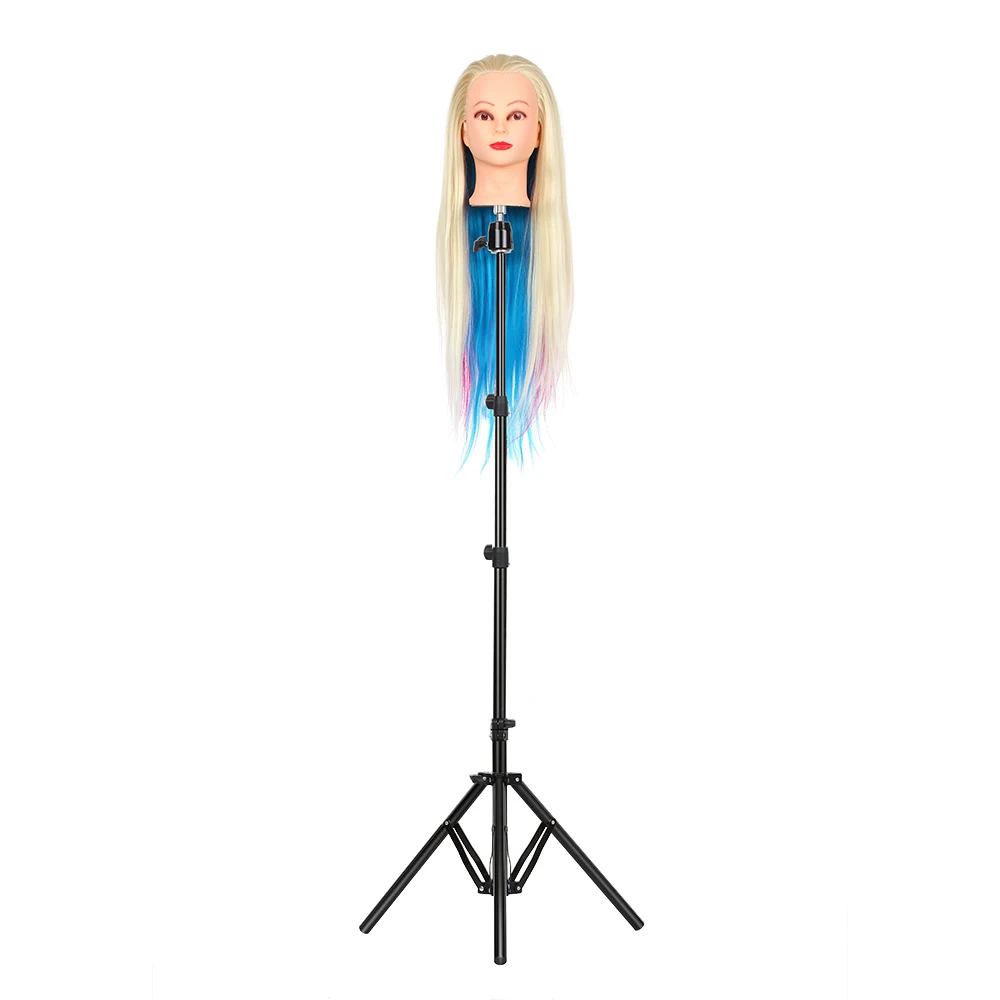 Тренога обучение косметологии Кукольная голова стенд манекен тренога парик с