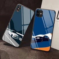 sports car landscape phone case tempered glass for iphone 12 pro max mini 11 pro xr xs max 8 x 7 6s 6 plus se 2020 case