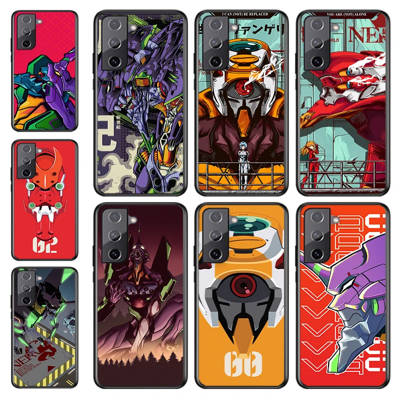

Anime Evangelion Rei NERV Shockproof Cover for Samsung Galaxy S21 S20 FE Ultra Lite S10 5G S10E S9 S8 Plus Soft Phone Case