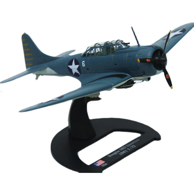 

1/72 or 1/144 WWII Douglas SBD BF109 P-40B ME-262 FW-190 P47 Fighter Diecast Metal Military Plane Aircraft Airplane Model Toy