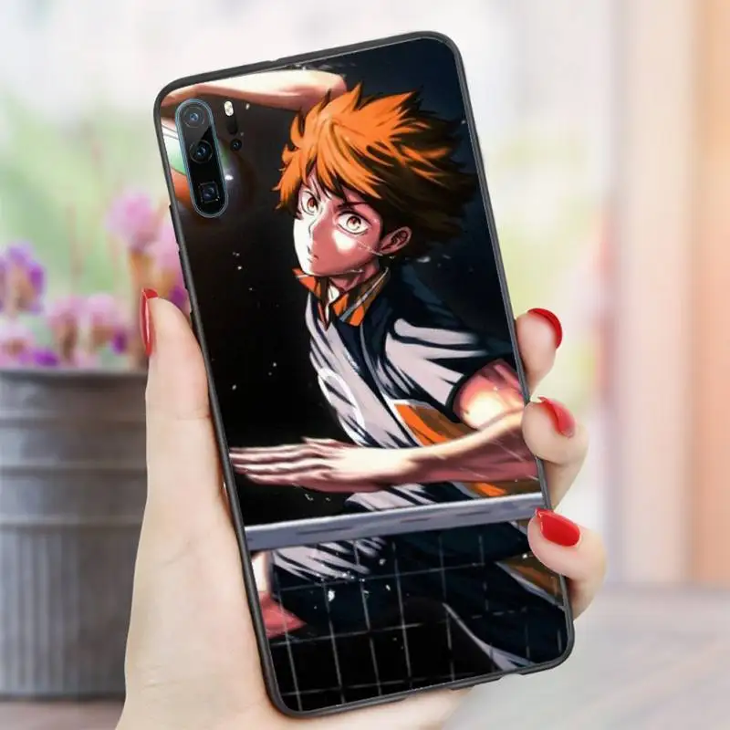 

Volleyball Haikyuu japanese anime Phone Case For Huawei honor Mate P 10 20 30 40 i 9 8 pro x Lite smart 2019 nova 5t