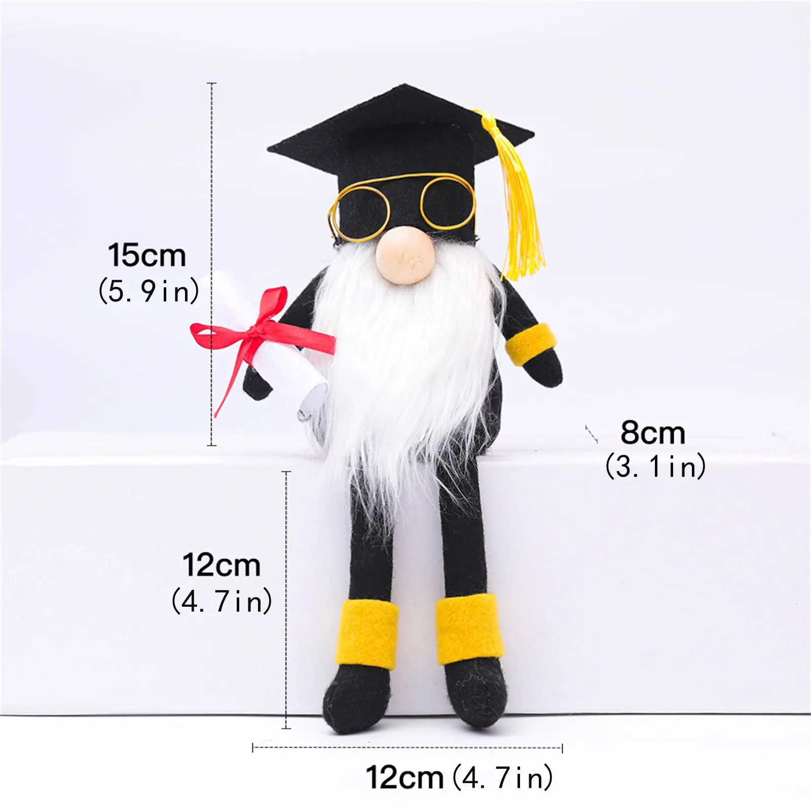 

JuguetesBebe Children's day gift Kawaii Graduation Gifts, Party Faceless Doll The Graduation Tomte Nisse Plush Gnome Doll Toy