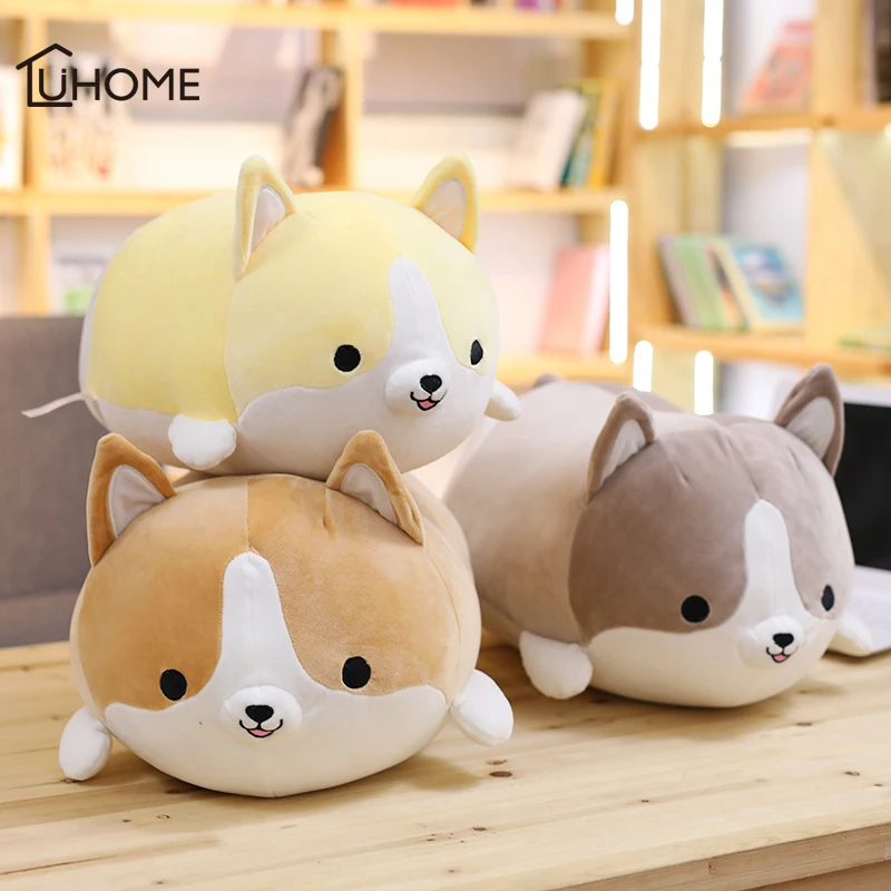 Симпатичная плюшевая игрушка собака Сиба ину 50/60 см мягкая Набивная Зверюшка