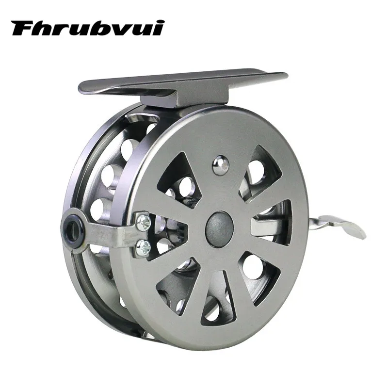 

Full Aluminum Ice Fishing Reel Handed V-shape 2BB+RBB Ice Fishing Wheel 50mm 60mm Fly Fishing Reels Gear Ratio 1:1