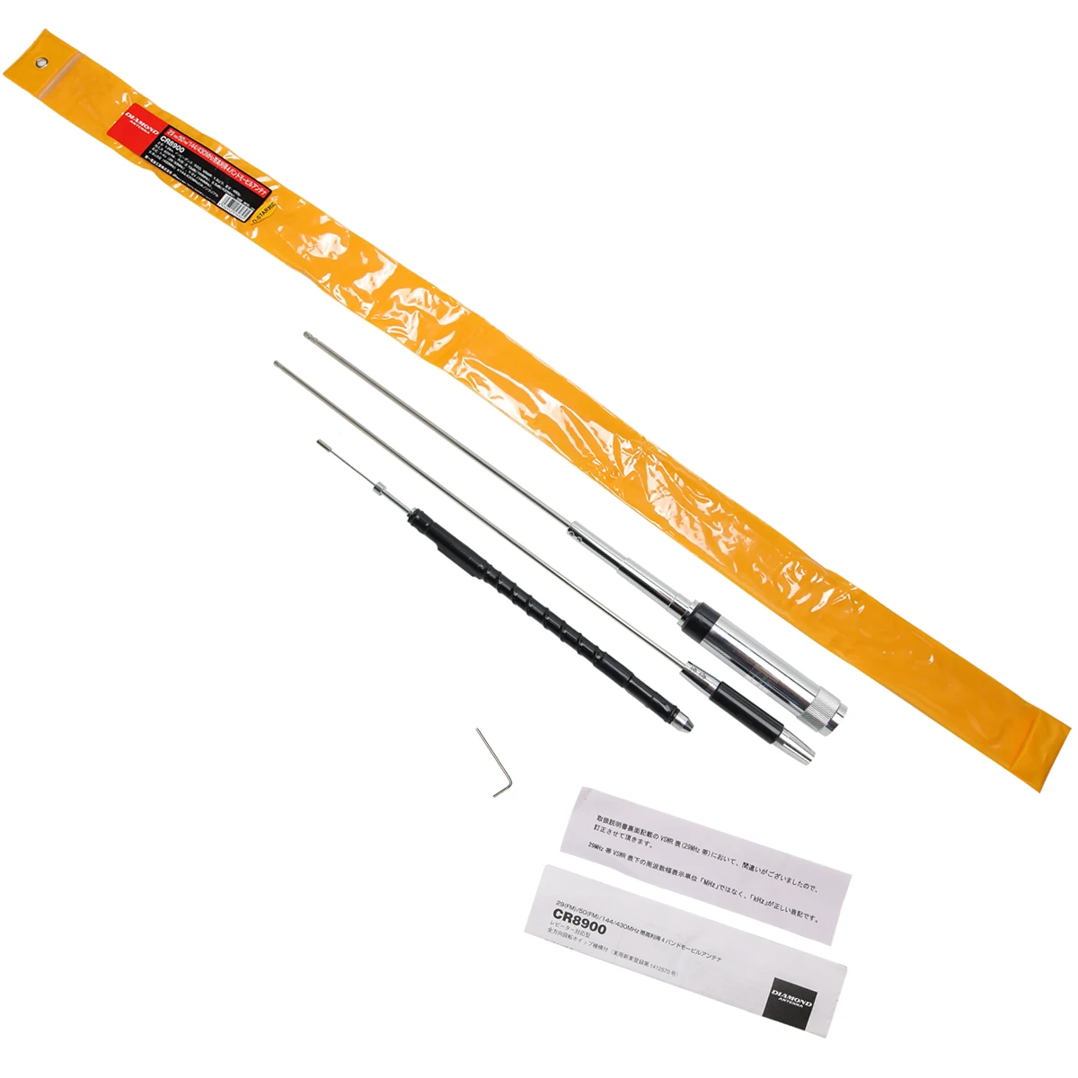Автомобильная антенна Diamond CR8900 CB/VHF/UHF Quad Band 29/50/144/430 МГц мобильная для Yaesu Wouxun TYT TH 9800