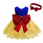 Детское платье для новорожденных, платье принцессы на свадьбу и вечеринку, платье на первый день рождения для маленьких девочек, детское платье на крестины, Одежда для новорожденных