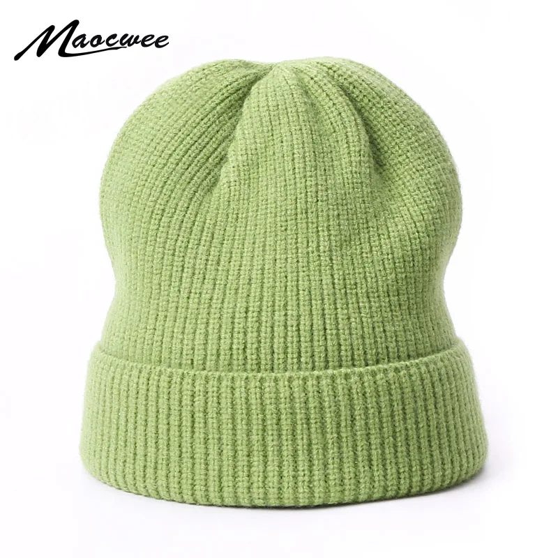 

Brand Winter Beanies For Women Knitted Acrylic Hat Solid Colors Skullies Beanies Knit Caps Female Autumn Outdoor Hat Bone Gorra