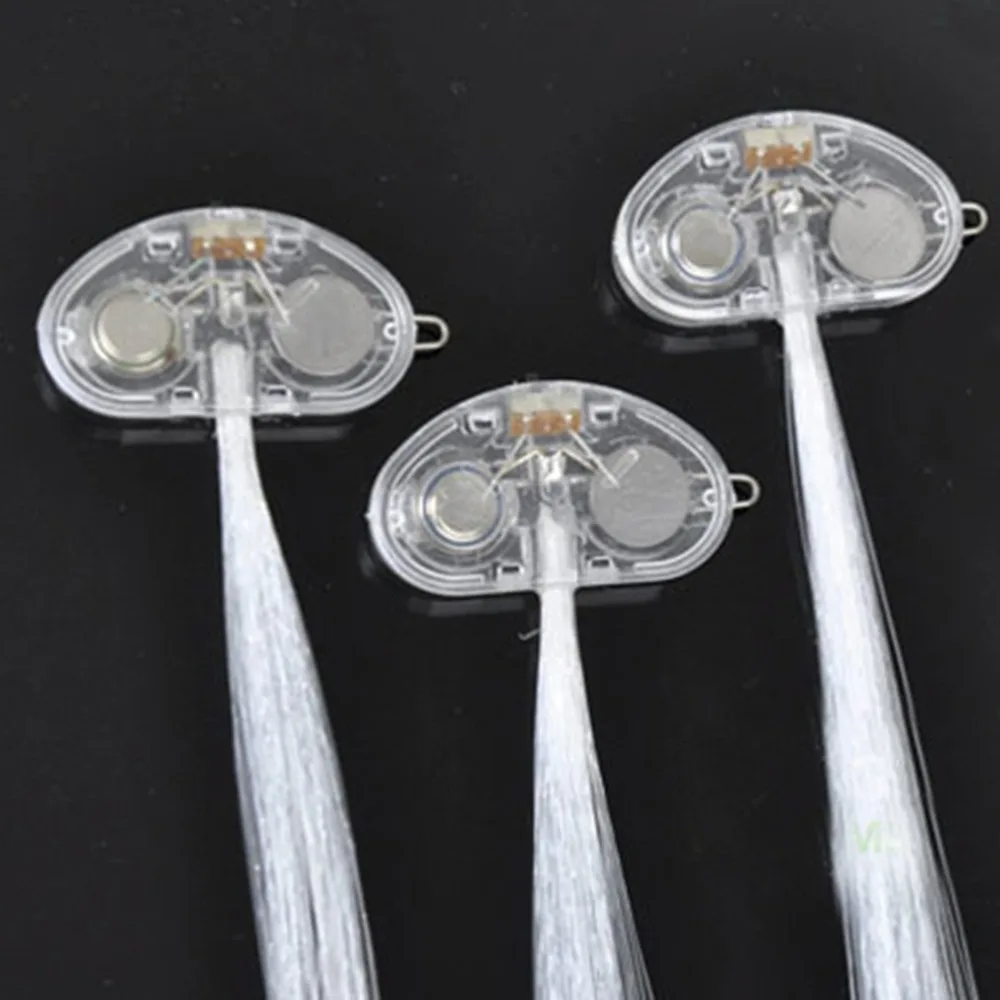 Мерцание мигание зажим для волос флэш светодиодный Плетеный шоу вечерние