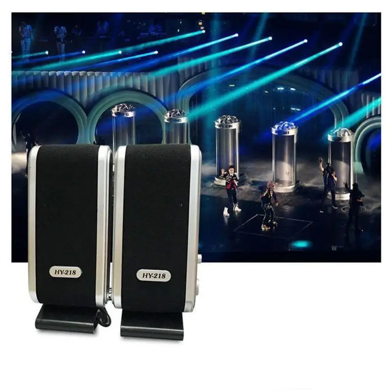 

For Laptop Computer Wired USB Stereo Power Speakers Audio Jack