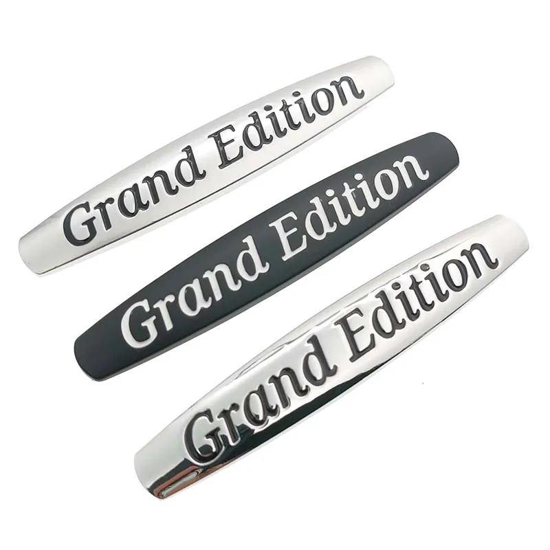 1 шт. металлическая 3D Эмблема для автомобиля Grand Edition заднего багажника наклейки