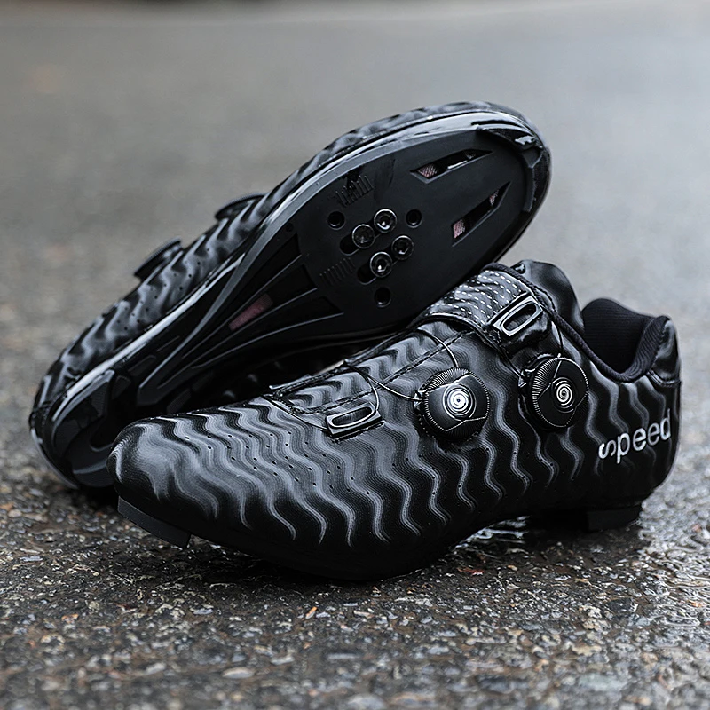 

2021The Latest Self-locking Men Road Bike Shoes Professional Non-lip Mountain Bike Riding Shoes SPD pedal Racing Flat Shoes