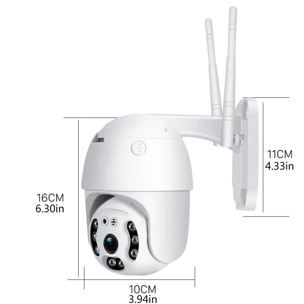 

1080P HD Outdoor Speed Dome Wifi Camera IP 2MP H.265 Audio PTZ Wireless CCTV Ai Cloud-SD Slot ONVIF Surveillance IP