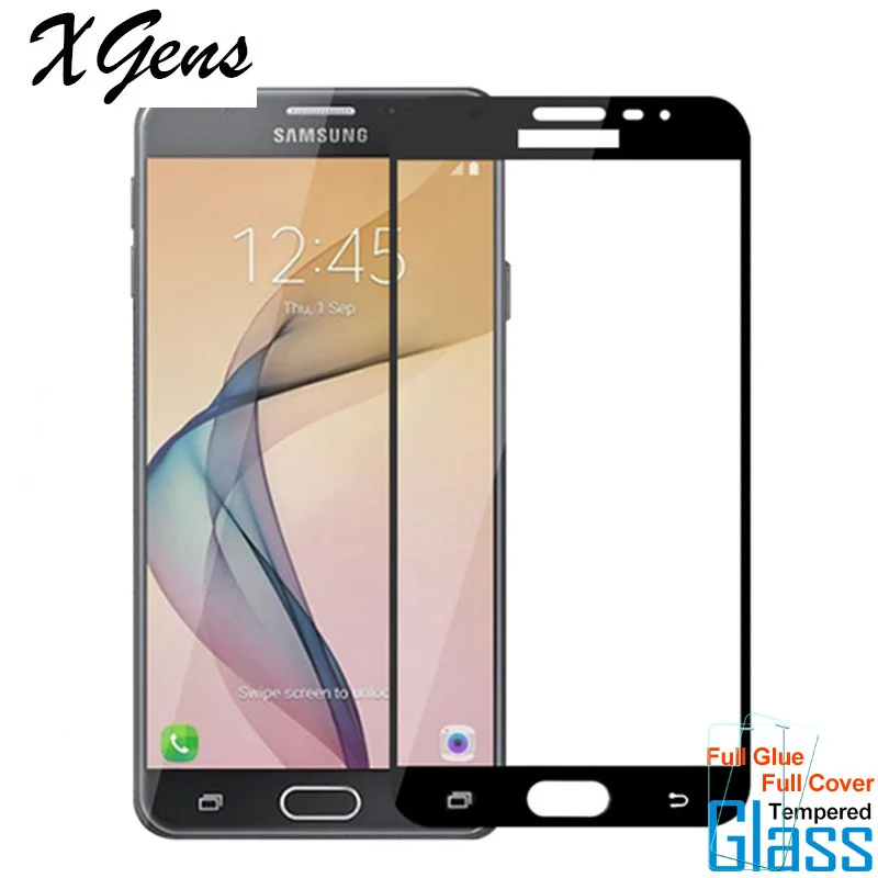 Для стекла Samsung Galaxy J4 защита для экрана полное клеевое Покрытие Закаленное стекло