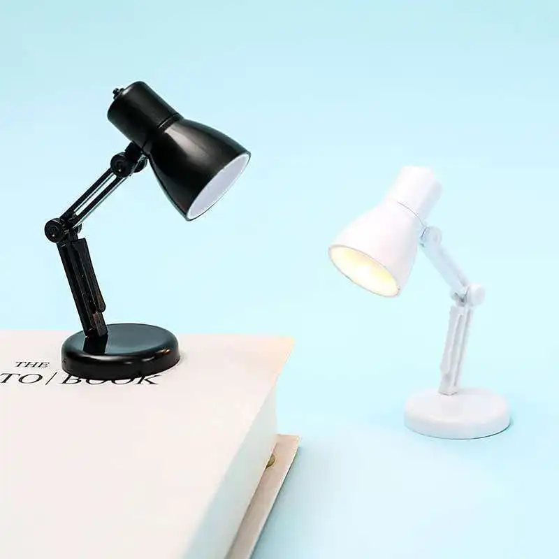 

New Exotic Creative Small Book Lamp Bedroom Small Night Lamp Mini Book Clip Lamp Warm Light Eye Protection Table Lamp