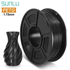 Нить для 3D-принтера SUNLU 1,75 PETG, полупрозрачная нить для 3D принтера PETG, 1 кг с катушкой, быстрая доставка