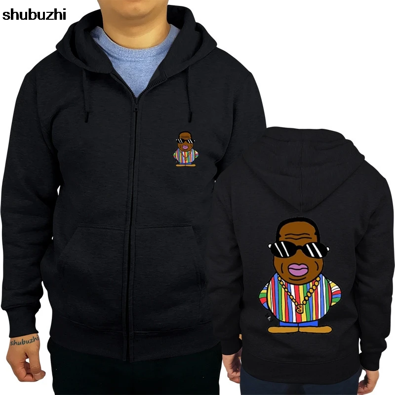 Новое поступление Мужская толстовка Biggie Smalls shubuzhi на молнии осенняя Роскошная