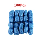 100 шт. одноразовые бахилы крытые напольные Ковры Анти-пыль очистка галоши дождливый день Водонепроницаемый бахилы продукты питания и напитки