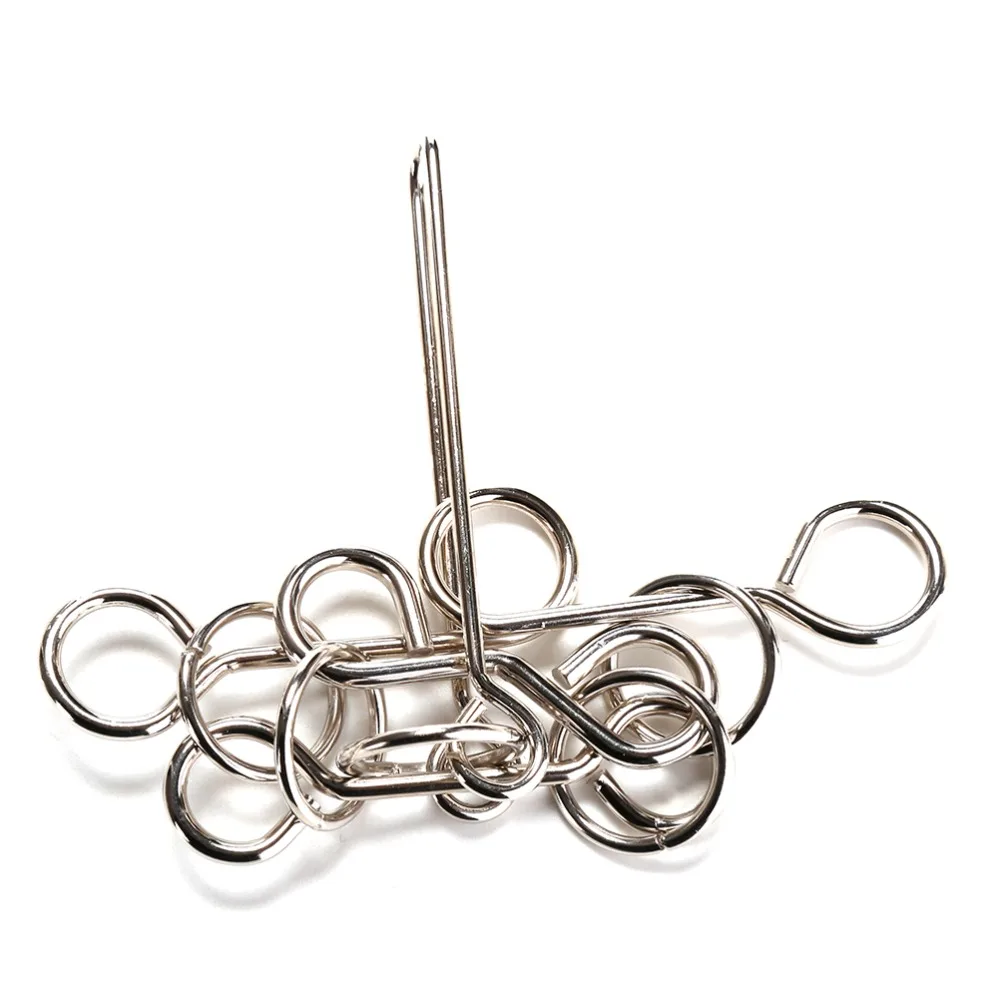 Волшебная Metal Ring Puzzle SolutionAlloy развивающие игры терпения практики мульти-образный