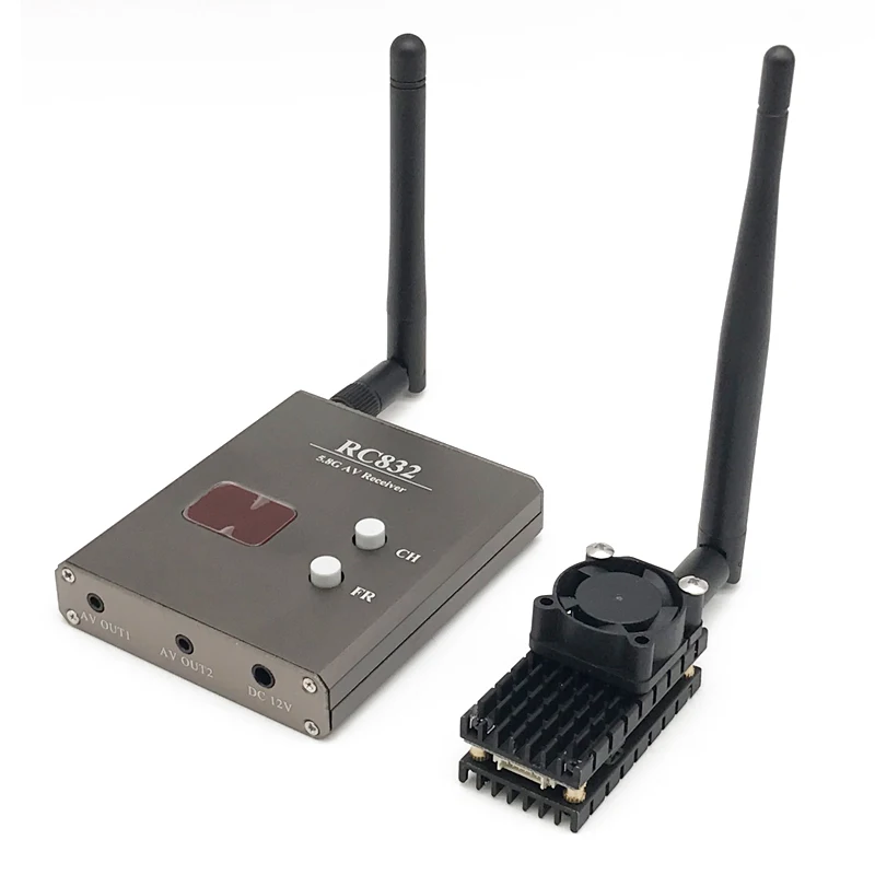 Беспроводной AV-ресивер для радиоуправляемых дронов дальность более 5 км 8 ГГц 2 Вт