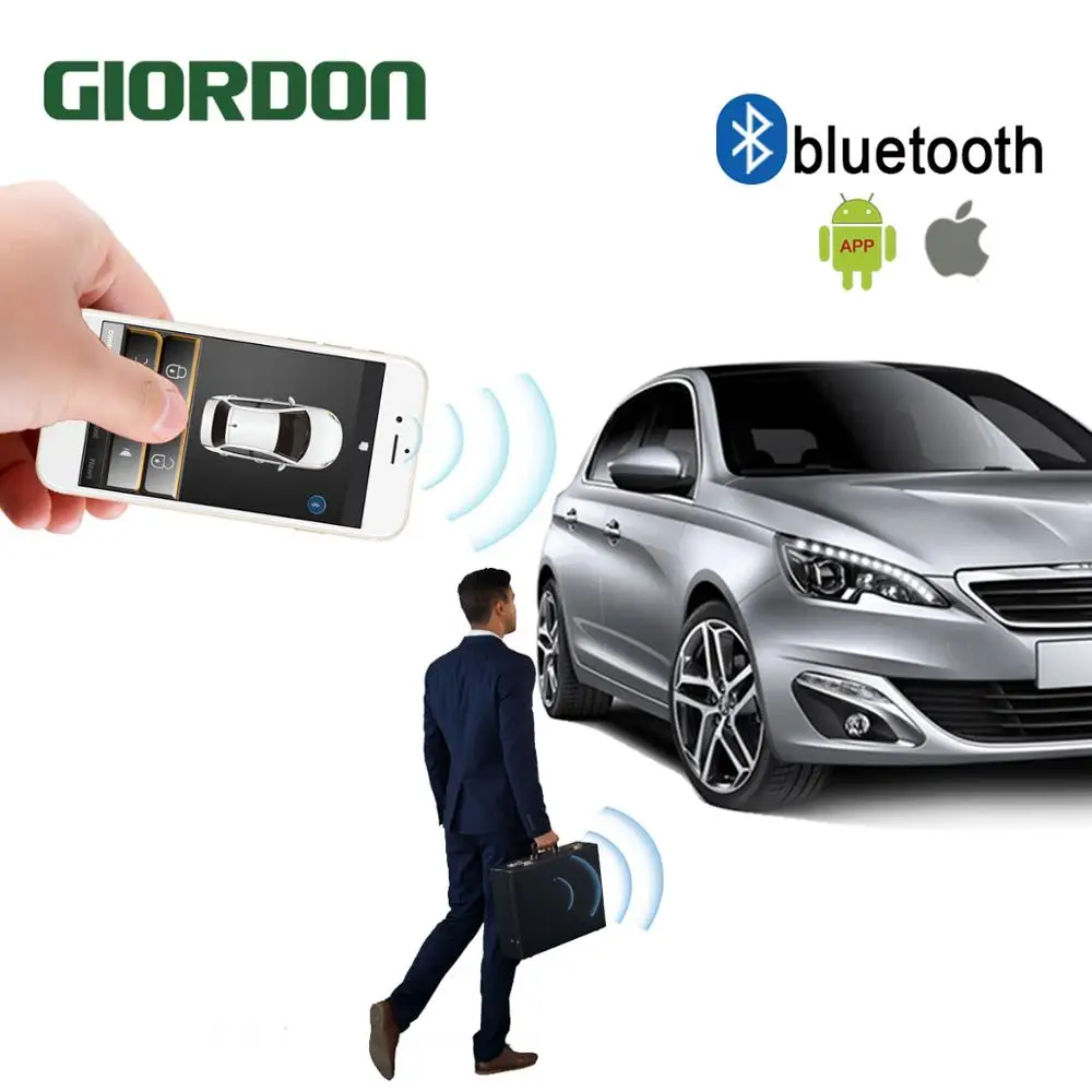 Универсальный PKE смарт ключ Смартфон Android/IOS Дистанционная сигнализация кнопка