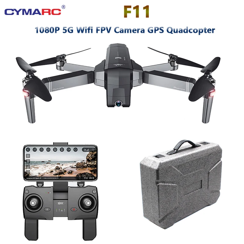 SJRC F11 GPS Drone with 5G Wifi FPV 1080P Camera Gesture Control Brushless Quadcopter 25mins Flight Time Foldable Selfie RC Dron