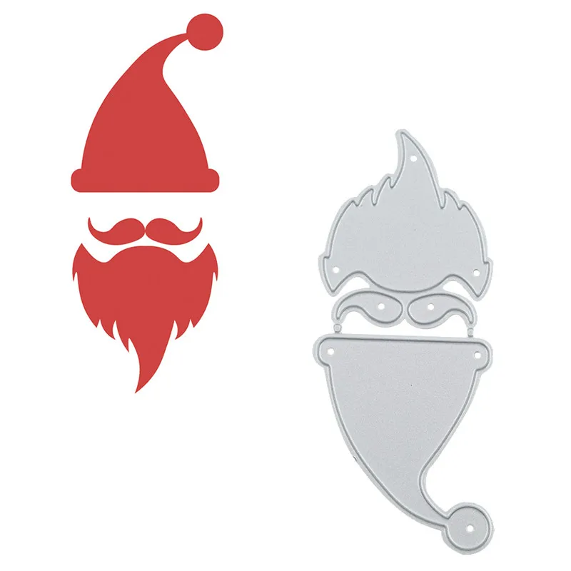 InLoveArts Christmas Hat Moustache Dies Metal Cutting New 2019 Card Making Scrapbooking Embossing Album Craft Frame | Дом и сад