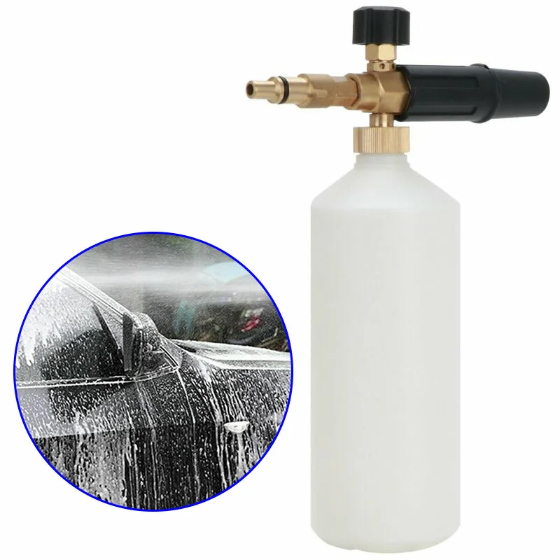 High Pressure Snow Foam Washer Jet Car Wash Adjustable Lance Soap Sprayer 1L |