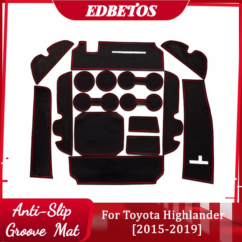 Подставка для стакана Toyota Highlander XU50 аксессуары 2015-2019 противоскользящие вставки
