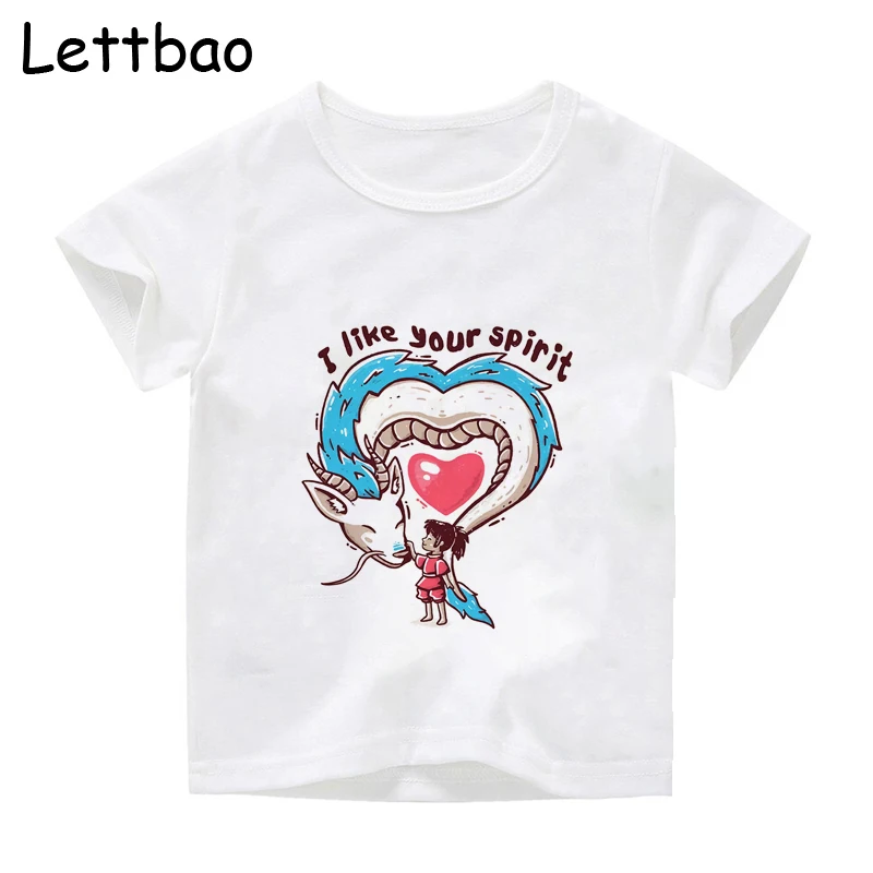 

Kawaii Cartoon Spirited Away Harajuku Summer Kids T Shirt Tops Kid T-Shirts Hipster Tumblr Tee Children's Clothes