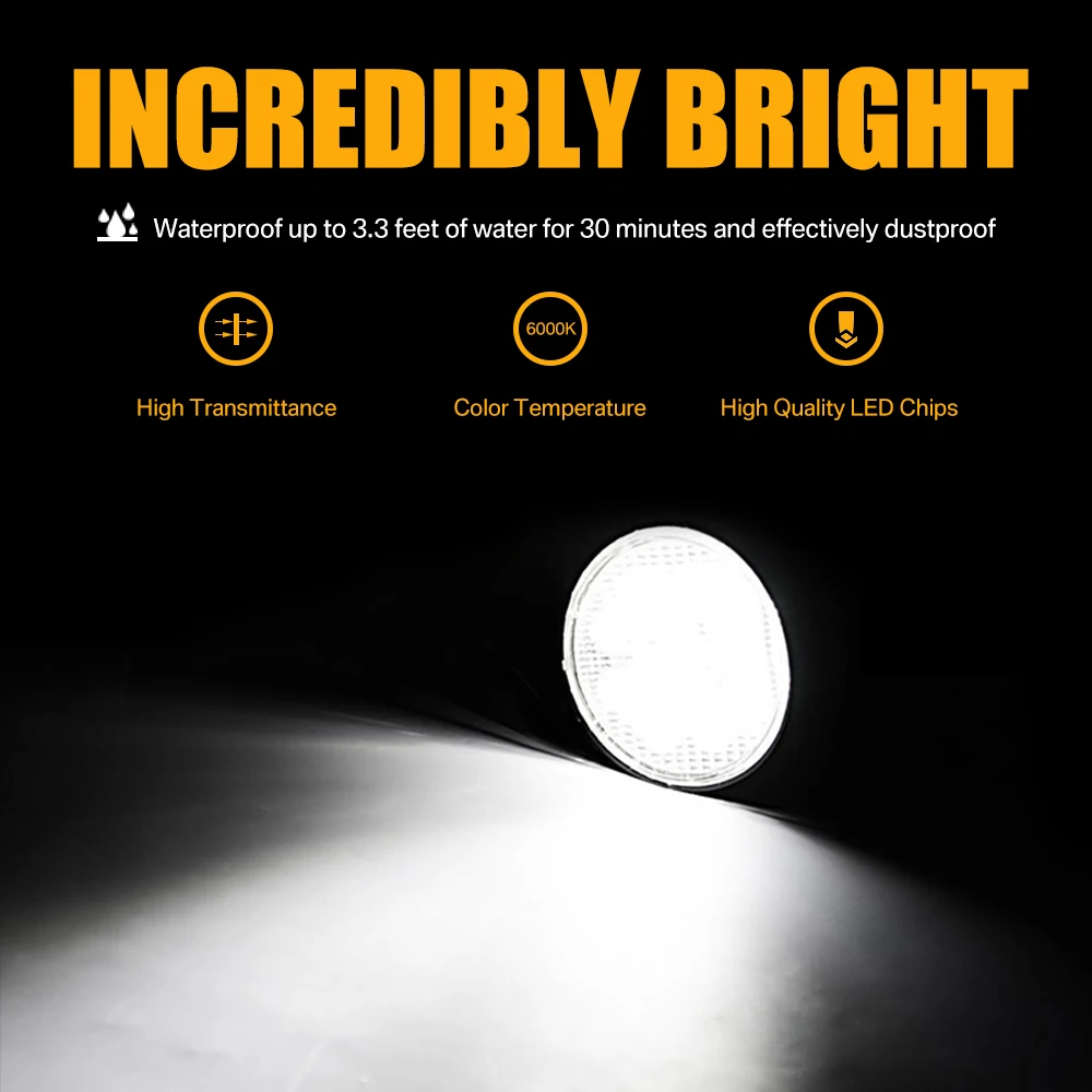 

4"INCH 42W LED Work Light Bar Flood Combo Pods Driving OffRoad Tractor 4WD 12V