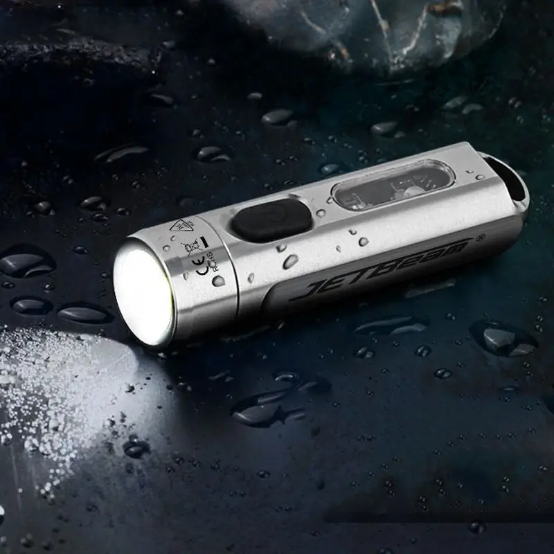 Goedkoop Jetbeam Mini Een 500LM 5-Kleuren Multifunctionele Edc Zaklamp Met Uv Licht Rgb Kleur Type-C Snel Opladen Led Zaklamp Lantaarn