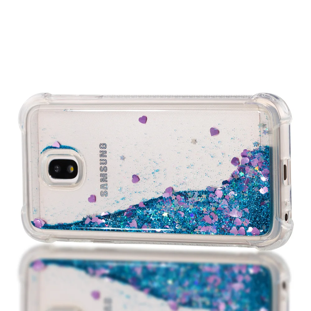 Блестящий чехол с блестками для Samsung Galaxy J3 J7 Pro J5 2017 бампер DS J5|Бамперы| |