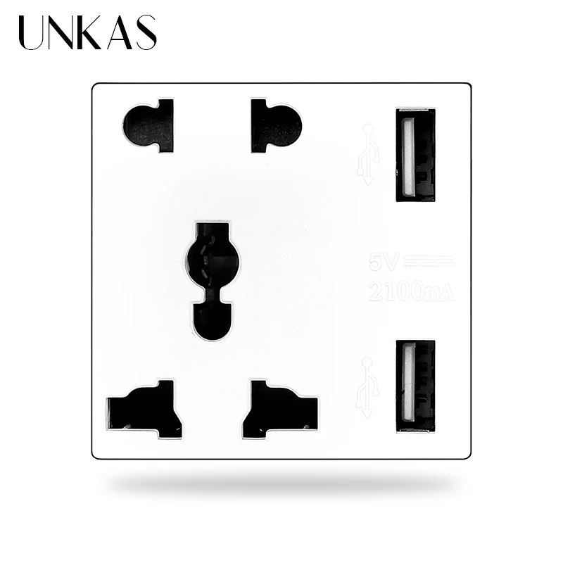 Модули UNKAS сделай сам комбинированная французская розетка европейского