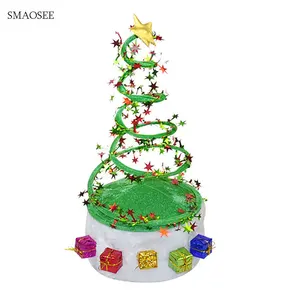 Конфеты, звезды, весна, Рождество, головные уборы, головные уборы, шапки для рождества, 2022, рождественские украшения для дома