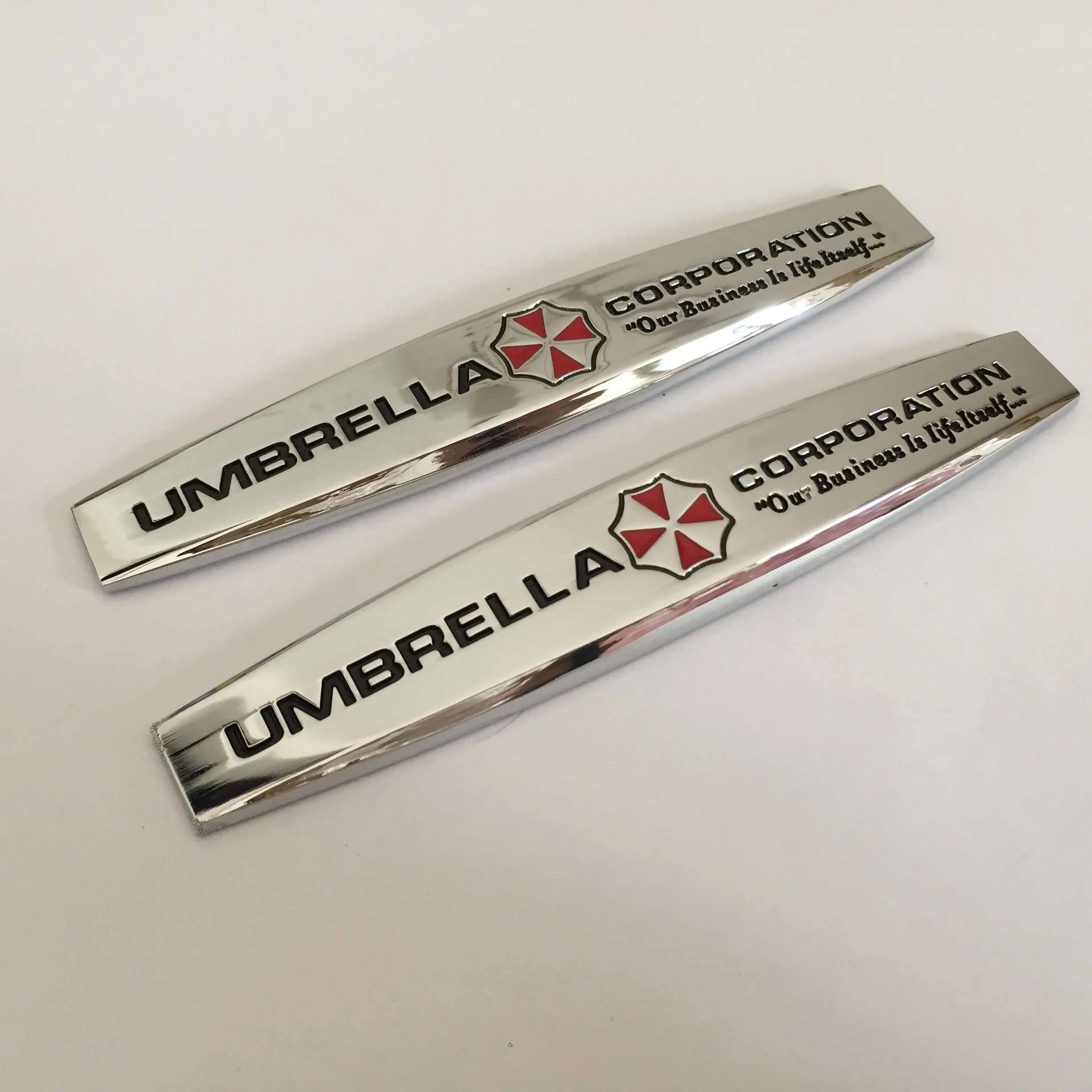 2 шт. значок-эмблема UMBRELLA CORPORATION для боковых крыльев автомобиля | Автомобили и