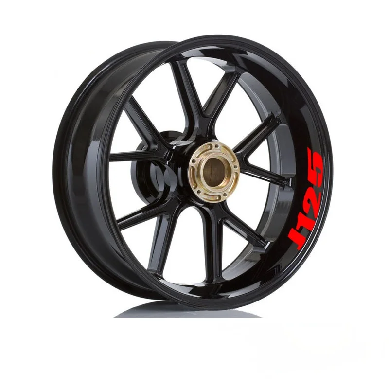 

High Quality Motorcycle Outer Rim Wheel Decal Reflective Stickers for Kawasaki J125 J 125 Stickers